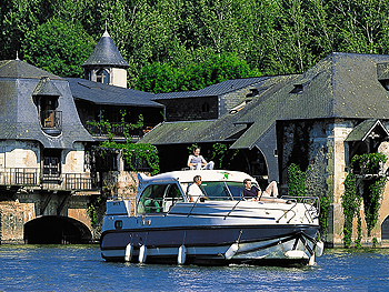 Hausboot-Fahren im Anjou