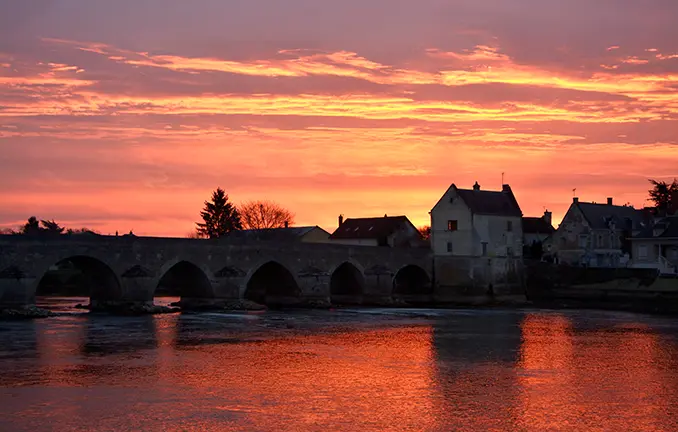 Abendstimmung an der Loire