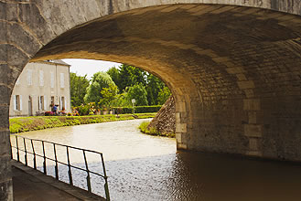 Brücke über dem Canal du Nivernais 