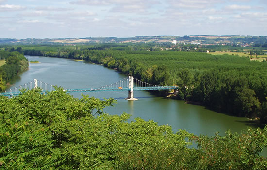 Blick auf die Garonne