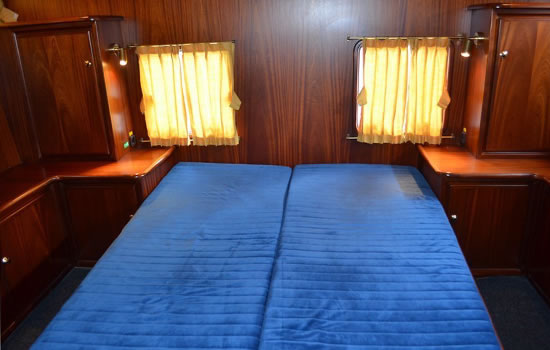 Vacance 1200  - Doppelbett in der Achterkabine