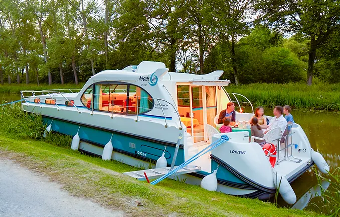 Hausboot Serie 'Nicols Estivale' - Terrasse