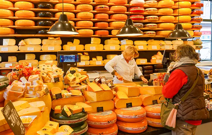 Käse-Geschäft in Gouda