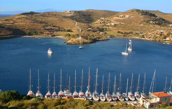 Segeln in Griechenland - Segelyachten auf der Charterstation